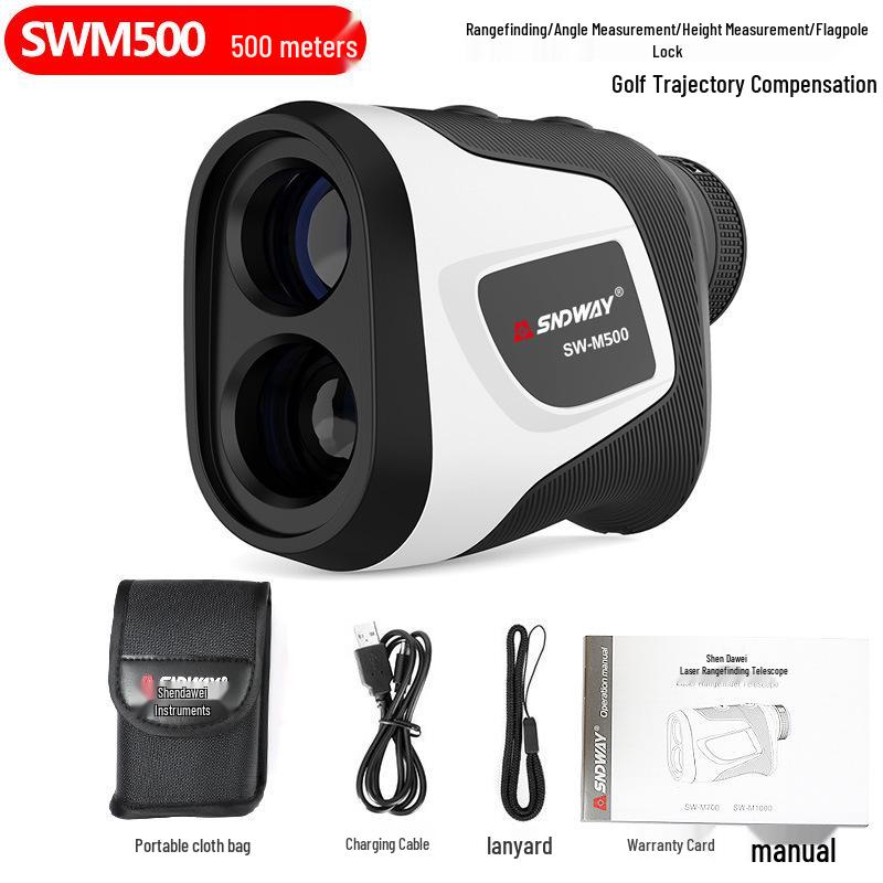 

SNDWAY Престижный уличный дальномер: Измеряет Расстояние, Угол, Высоту, Скорость. Перезаряжаемый лазерный дальномер для гольфа.