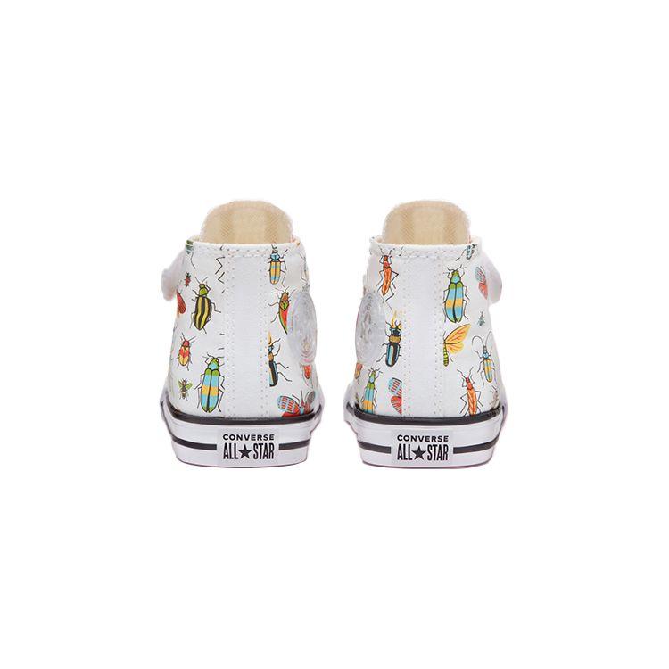 Детские кроссовки Converse Chuck Taylor All Star High TD A Bugs World White Natural-Ivory — фото 4