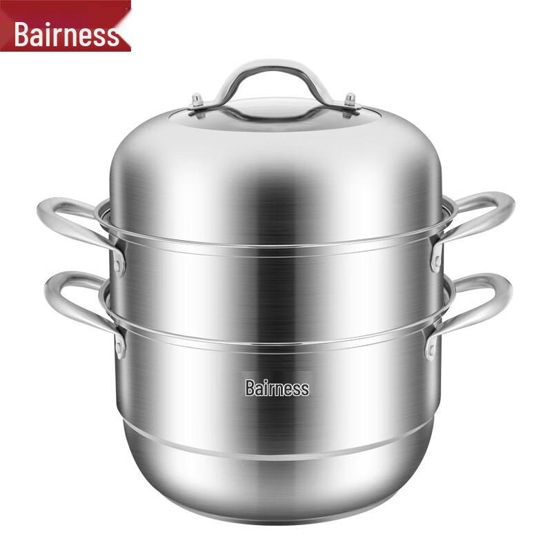 Bernice Stainless Steel Double Layer Steamer Pot