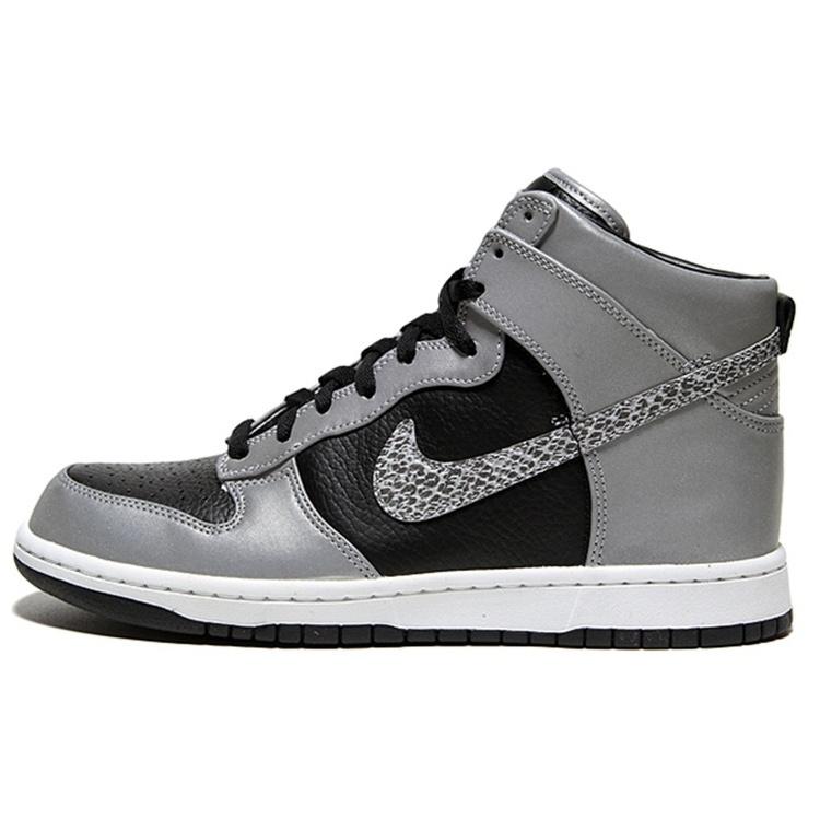 Nike Dunk Prm Hi Sp Cocoa Snake White Silver Men s 624512-100 EU 46
