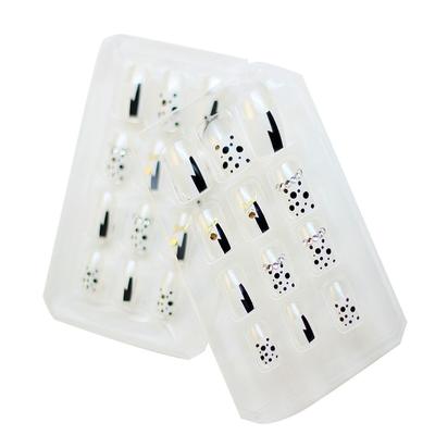 Press On Fake Nails Fashion Design Beauty Artificial Manicure Patch Bride Polishing False Nail Tips Female Supplies