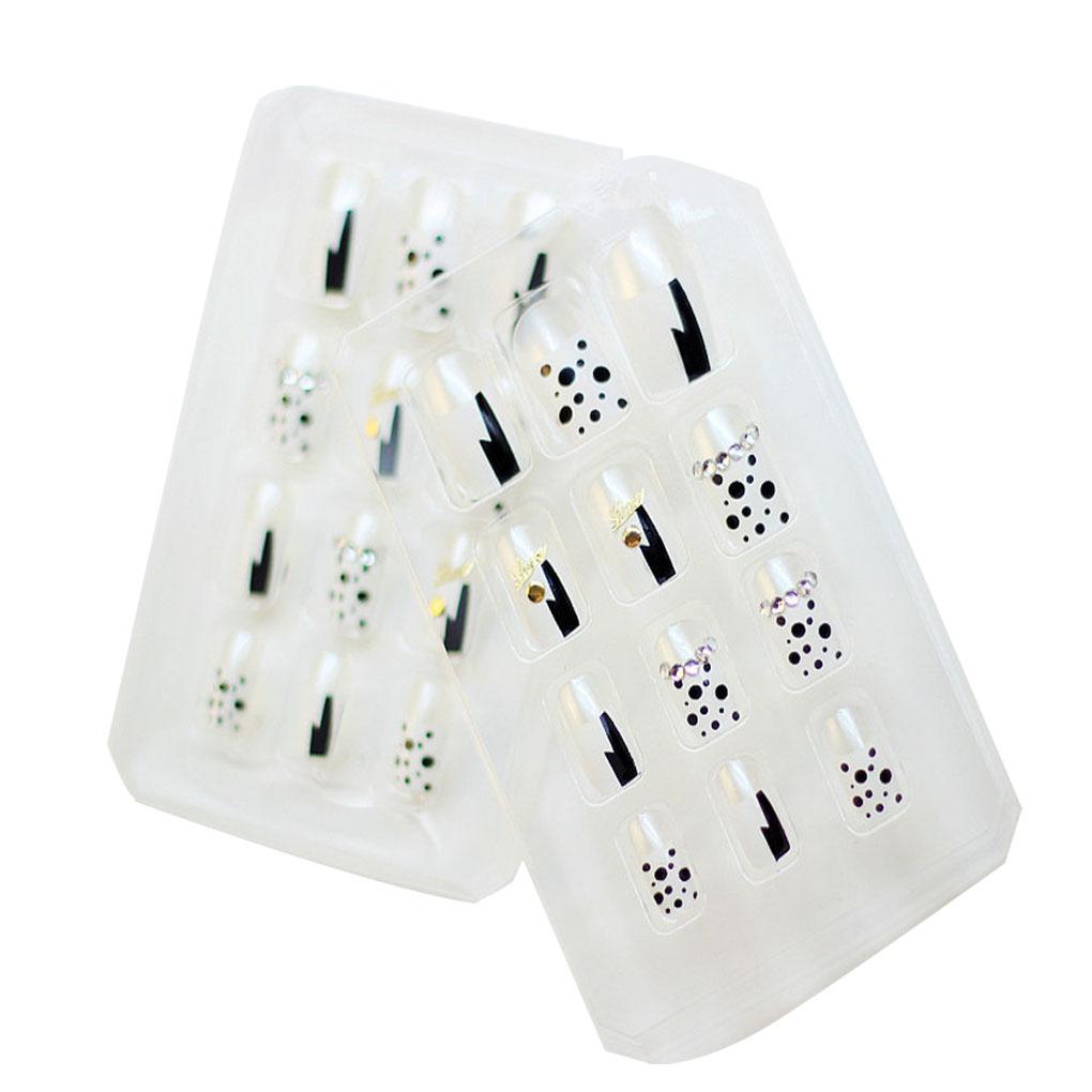 

Press on Fake Nails Fashion Design Beauty Artificial Manicure Patch Bride Polishing False Nail Tips Female Supplies