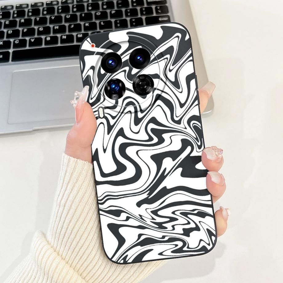 For Tecno Camon 30 Premier Case Cover Soft Silicone TPU Flower Girly Fashion Phone Case For Tecno Camon 30 5G /4G Bumper Fundas