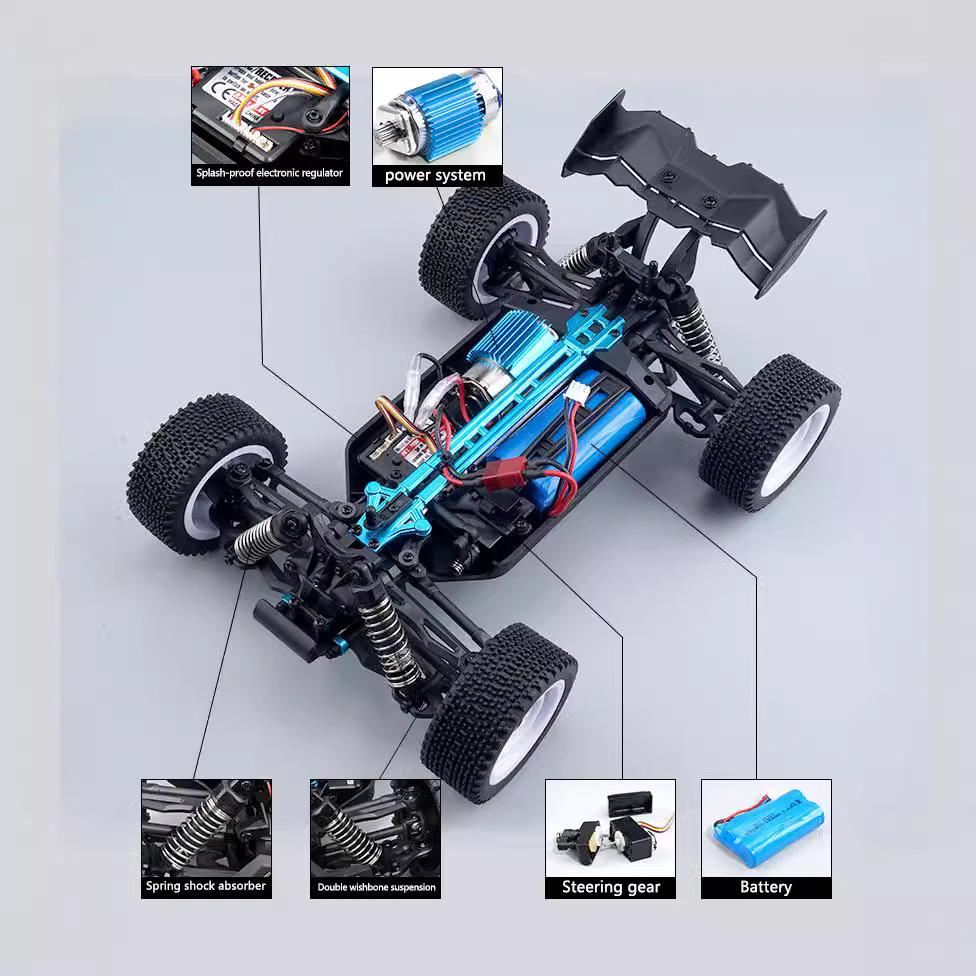 Rc Remote Control Car, Mountain Buggy 1:16 Big Foot High-Speed Car Drift Racing Toy