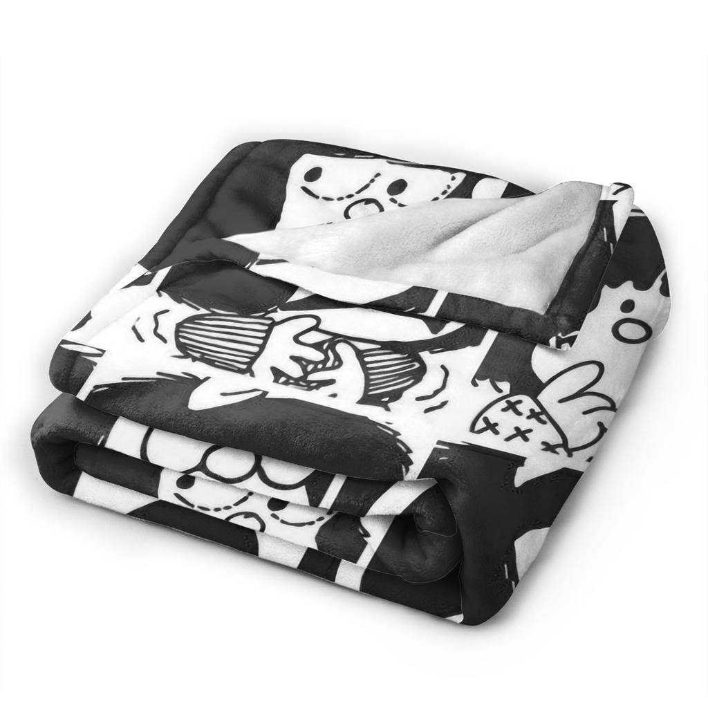 Mafaldas  Collage Flannel Blanket Cute Kawaii Fashion Throw Blanket for Bed Sofa Couch 150*125cm Bedspreads,