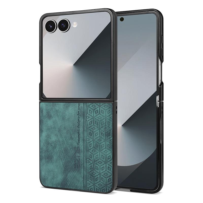 For Samsung Galaxy Z Flip 7 Case Soft PU Leather Skin Protective Back Cover Phone Case For Samsung Z Flip 7 FE 6 5 4 3 Shell