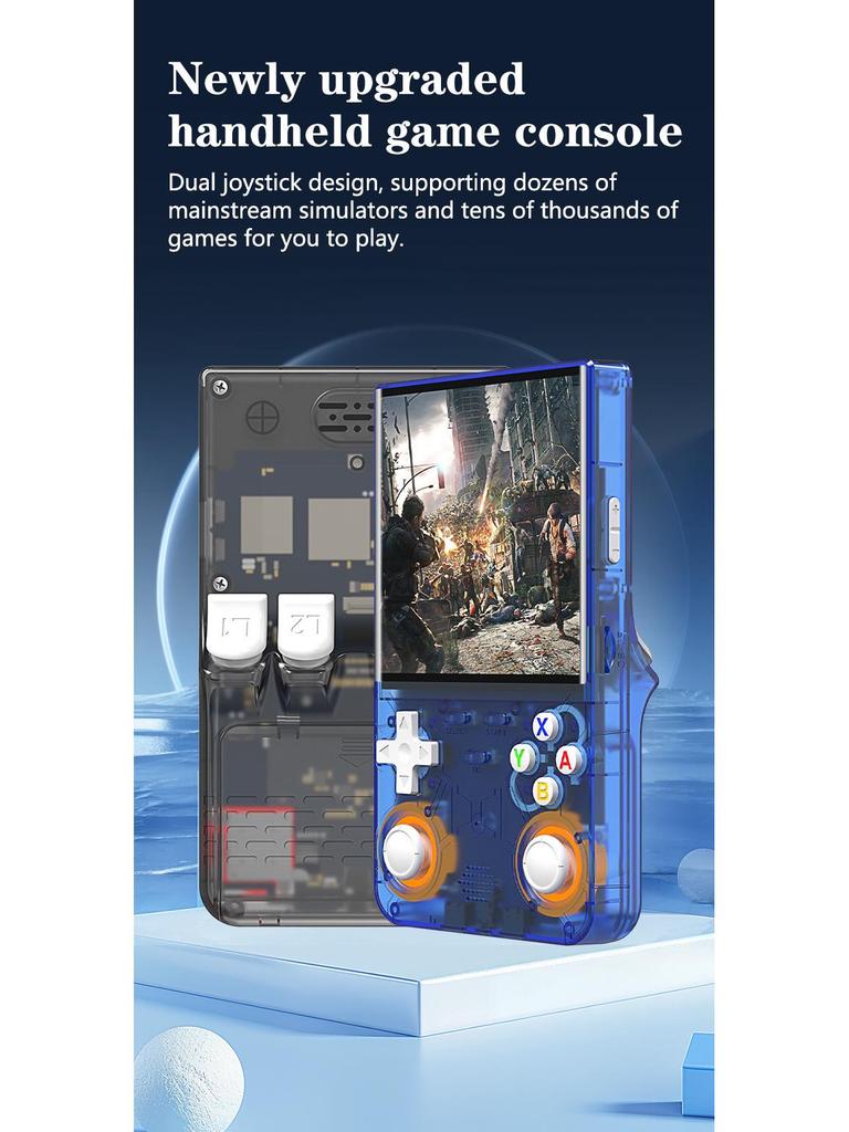 R36Ultra Open Source Retro Handheld Console - Portable Linux Dual System 4.0 for Arcade & PSP Games