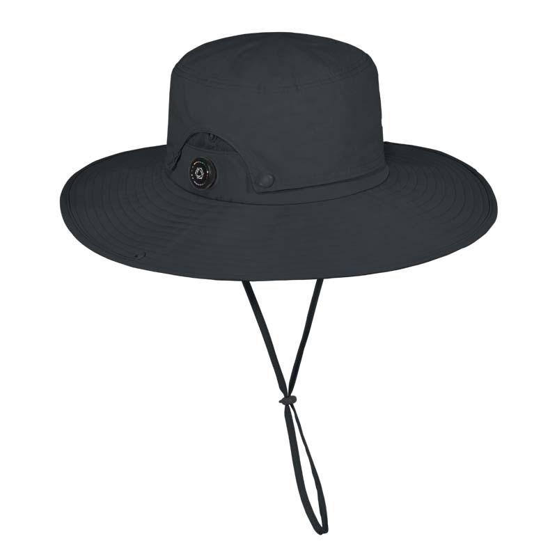 Summer hat top removable big brim bucket hat men's rotating buckle adjustment sun protection cap outdoor mountaineering fishing sun hat