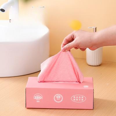 20pcs/box Absorbent Microfiber Kitchen Cleaning Towel Non-stick Dish Cloth Rags Napkins Tableware Home Cleaning Towels