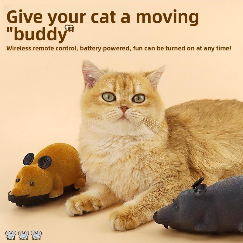 Cat Toy Mouse Wireless Remote Control To Entertain Cats. Electric Cat Toy for Pets. Small Cat Toy.