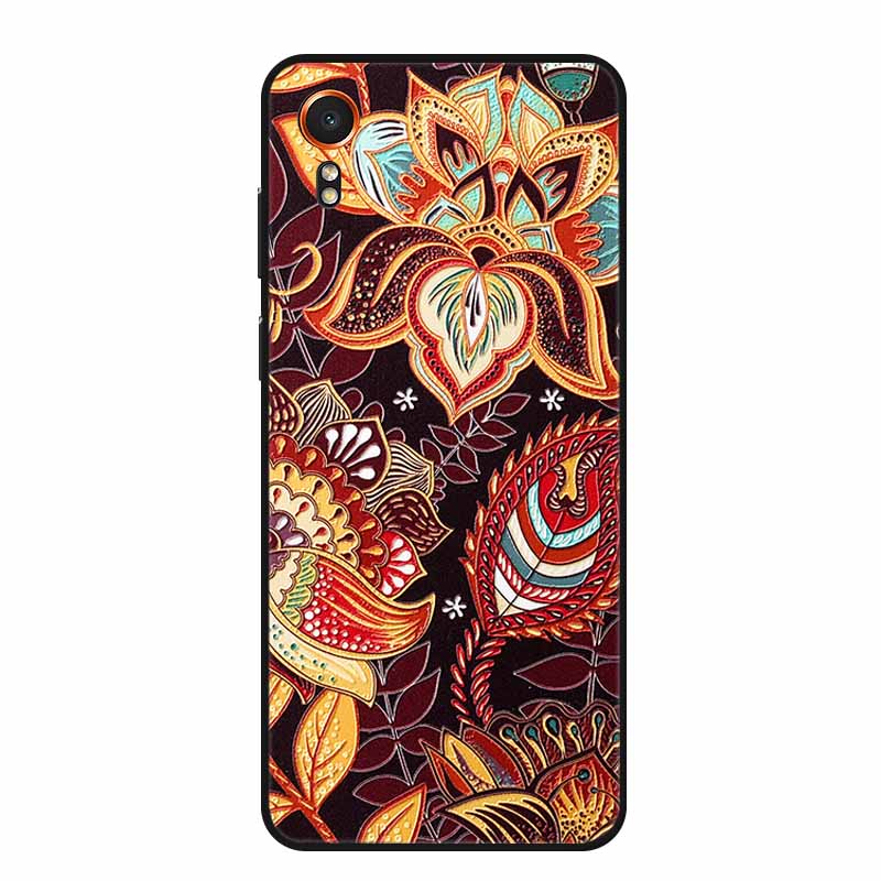 3D Emboss Case For Samsung Galaxy Xcover7 Phone Case Relief Flowers Soft Silicone Back Cover For Samsung Xcover 7 Case Shell Bag