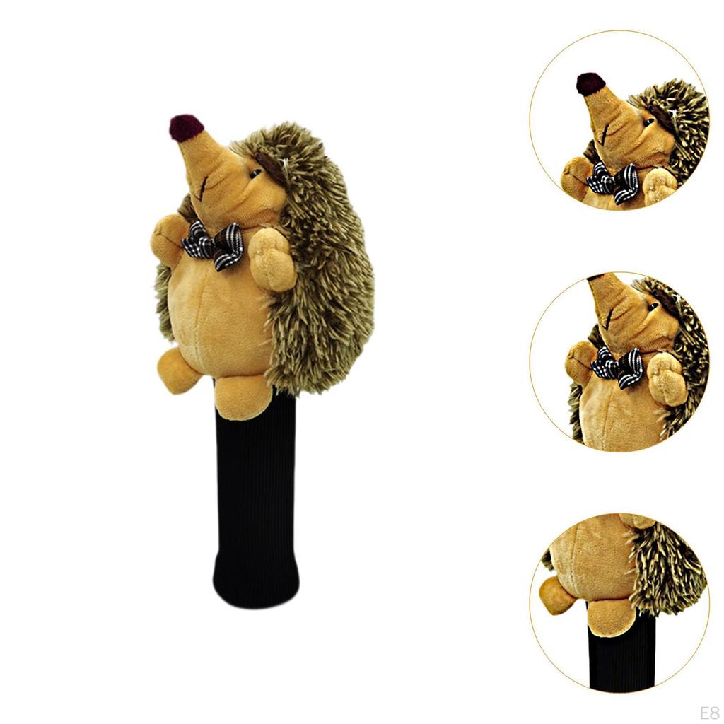 Golf Holzschlägerhaube Tierförmig Niedlich Igel Schutz Transportieren Schützen Plüsch Kratzfest
