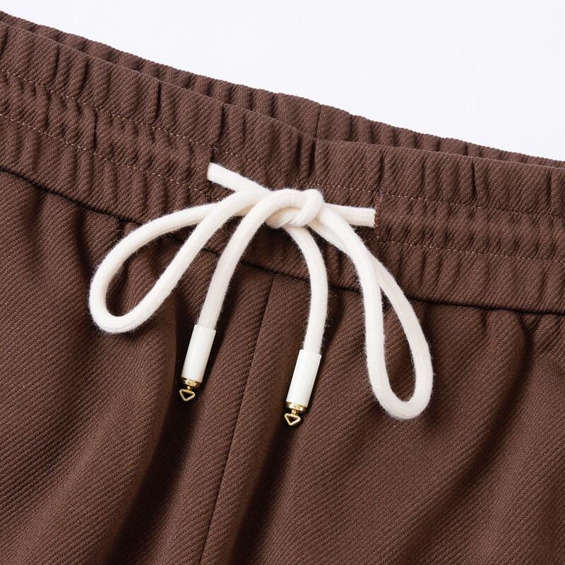 Passter Women's Elastic Waist Straight Leg Casual Pants