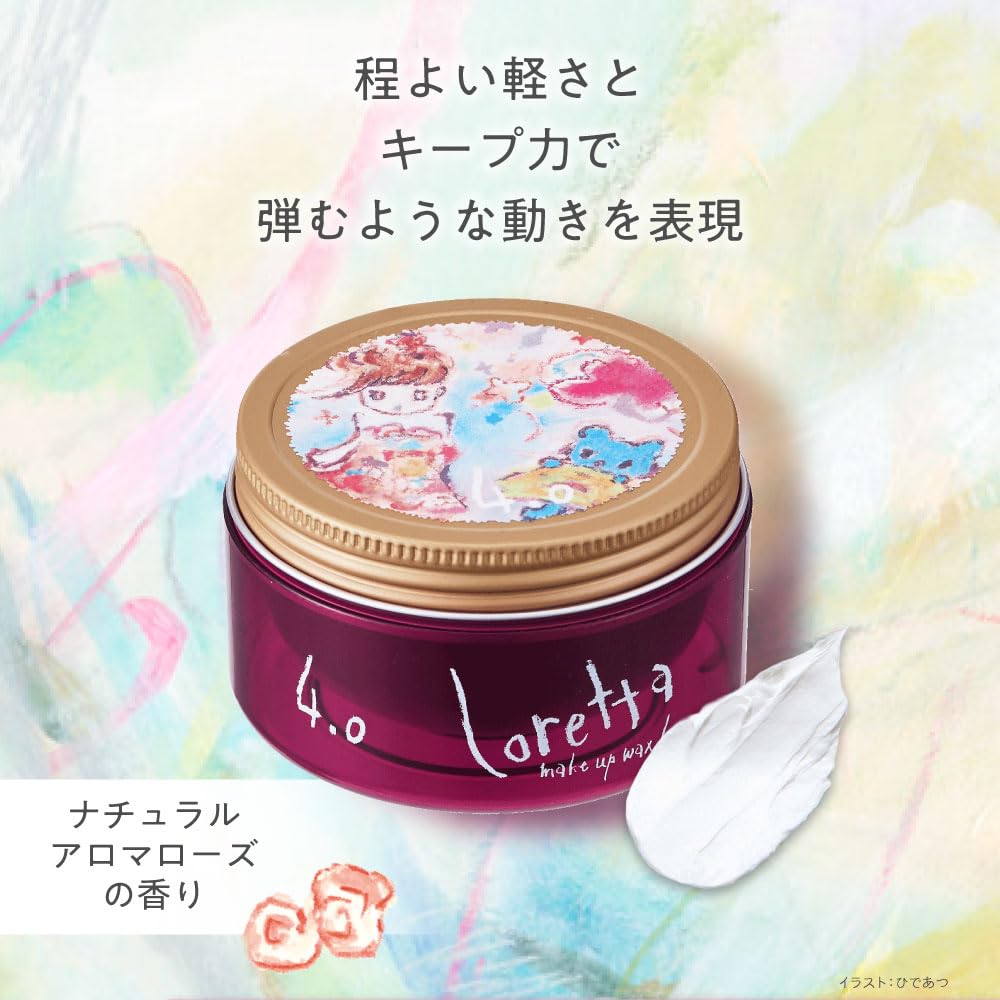 Loretta Makeup Wax 4.0 65g Hair Wax Shine Perm Wave Styling Light Hold Updo