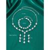 Meier Trendy Fashion Jewelry Set - Necklace, Earrings, and Bracelet