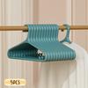 5 Portable Household Hangers Non-Slip Single Shoulder Corner Hangers Clothes Drying Rack Clothes Hanger Thickened Hangers
