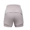 Under Armour Comfortable Breathable Sweat-Wicking Sports Shorts Women Shorts Dawn-Gray Pink 1376759-009
