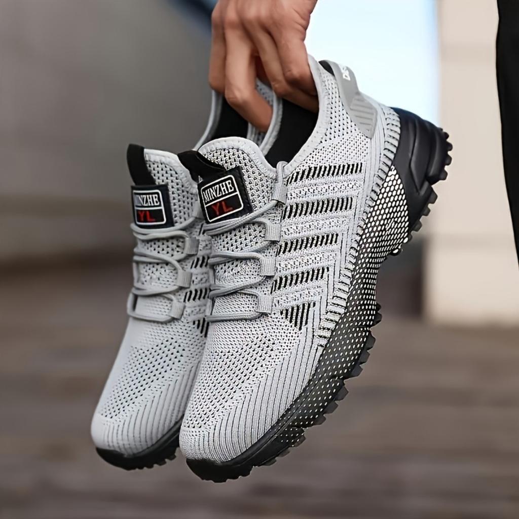 MEN'S BREATHABLE AND NON-SLIP SPORTS SHOES - Spring and Summer Casual Fashion Sneakers for Outdoor Activities, Jogging and Park Workouts