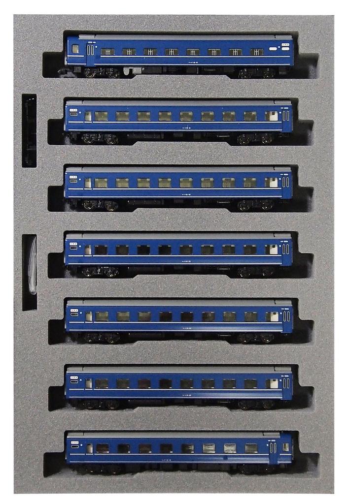 KATO N Gauge 14 Series Sleeper Express Akatsuki Nagasaki Formation Set Model Train Passenger Car 15-Type 7-Car 10-1360