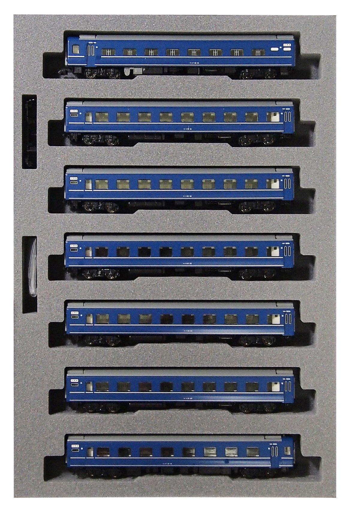 

KATO N Gauge 14 Series Sleeper Express Akatsuki Nagasaki Formation Set Model Train Passenger Car 15-Type 7-Car 10-1360