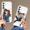 Cute Anime Horimiya For Samsung Galaxy A52 A12 A51 S21 Edge S22ULTRA S23 S20LITE Plus Ultra Transparent Cover