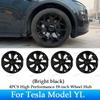 For Tesla Model YL Launch 2026 + 4PCS Hub Cap Car Replacement Wheel Cap 19 Inch Performance Automobile Hubcap Cover Accessories