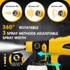 800ML Electric Spray Gun Cordless Paint Sprayer For Dewalt 20V Battery High Power Auto Furniture Coating Airbrush