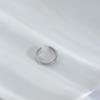 Double Layer Open Ring: Japanese-Korean Design in Gold & Silver