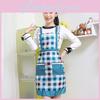 Classic Women Apron With Ruffle Pocket And Floral Roses For Kitchen And Chef Duties