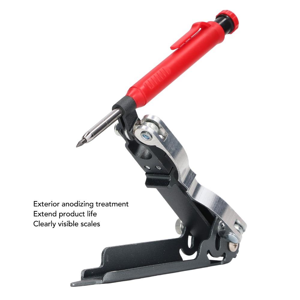 Solid Carpenter Pencil Scriber Tool Deep Hole Construction Edge Ruler Contour Gauge DIY Projects