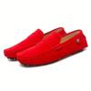 Pánské ležérní boty Módní Pánské Semišové Měkké Pánské Mokasíny Pánské Boty na Řízení špinavě bílé boty pro muže zapatos casuales