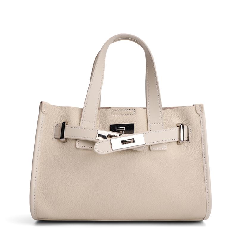 

Classic Platinum Leather Shoulder Bag Women s Genuine Leather Handbag Crossbody Bag Handheld Bag Soft Vertical Square Shape 25x6x19Cm белый