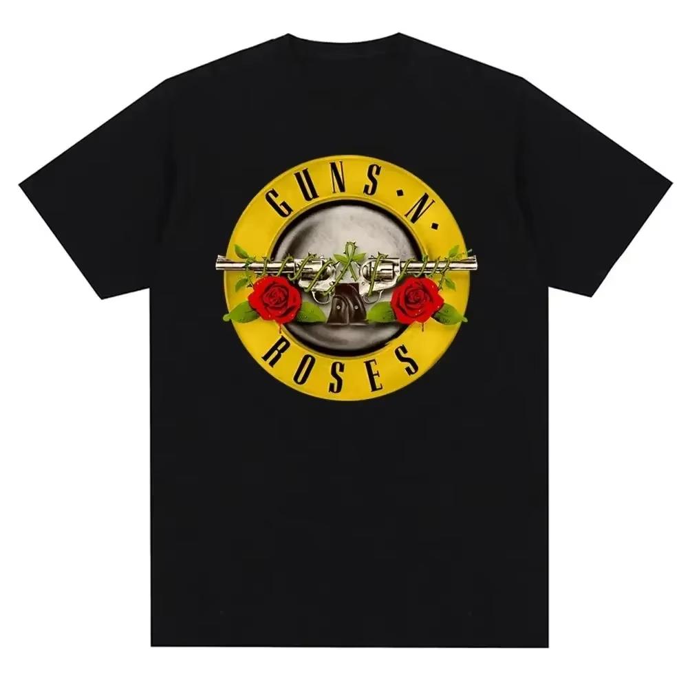 Guns N Roses Graphic Print T Shirt Vintage Rock Band Streetwear Short Sleeve Fashion Crew Neck T Shirt Women Tshirt Unisex S-5xl