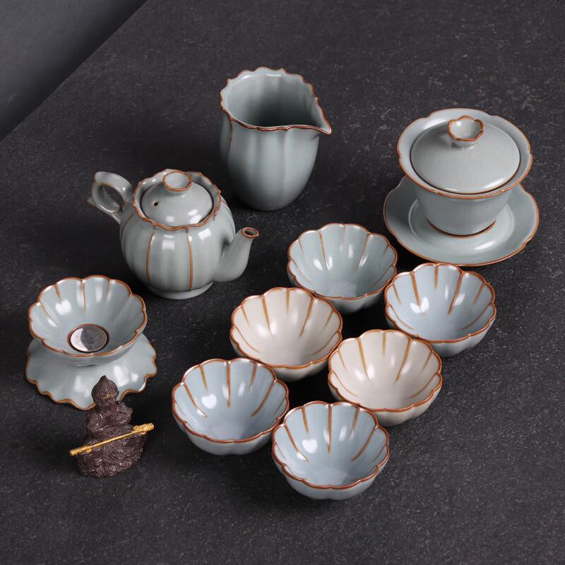 

Taiwan Baiyun Ru Kiln Celadon Gongfu Tea Set