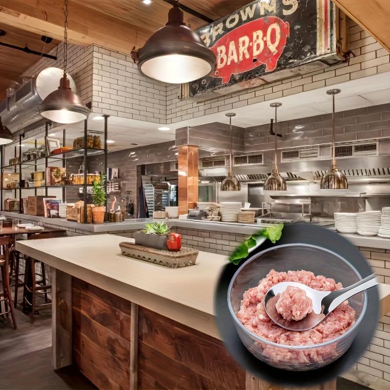 Stainless steel Rice-meat dumplings machine with long handle - non sticky, Rice-meat dumplings spoon squeezes the meatball spoon