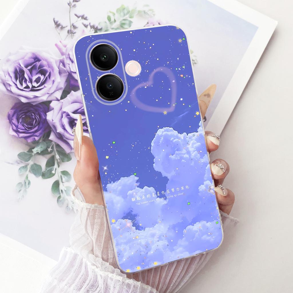 For Vivo V60 Lite 4G Case V2530 New Fashion Painted Cover Soft Slim Phone Case For Vivo V60 V 60 Lite V60Lite 5G Back Cover Bags