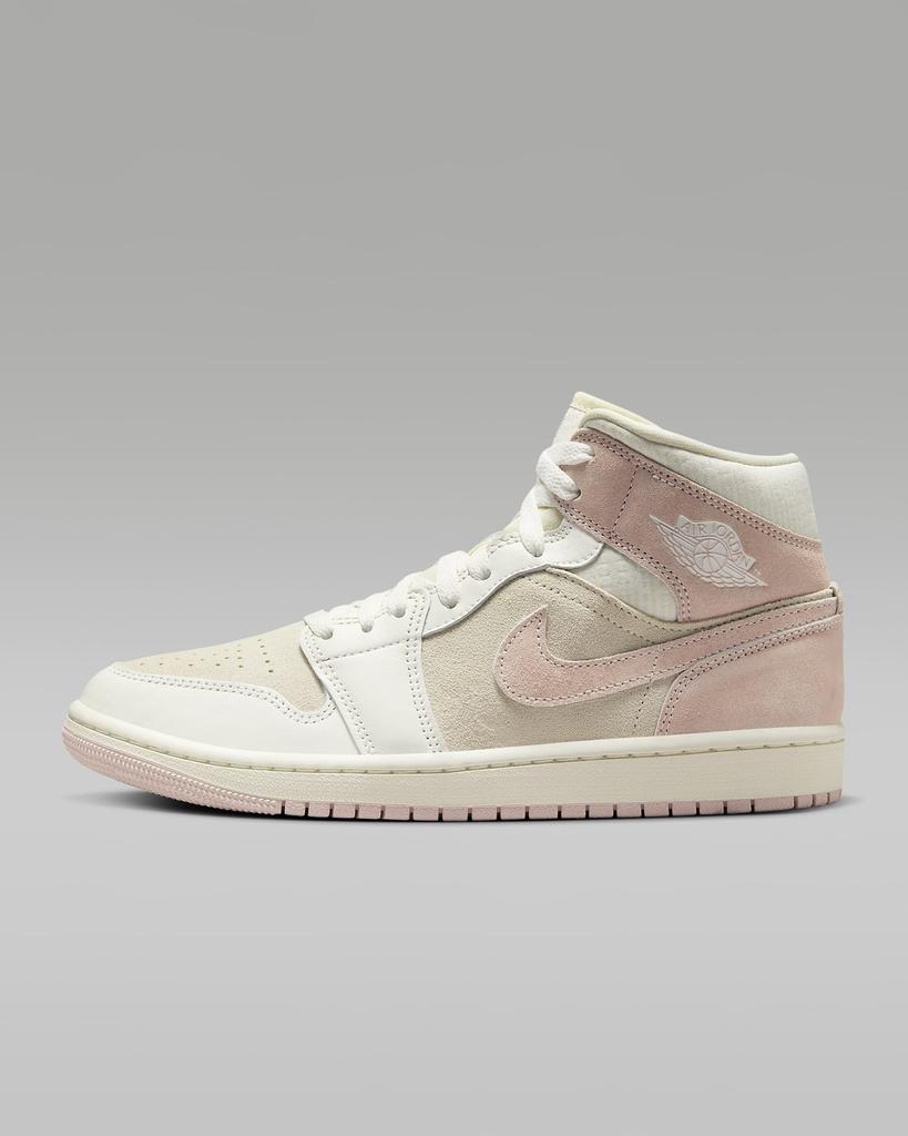 FQ1926-161 Nike Air Jordan 1 Mid SE Coconut Milk Sail Legend Pink (Women's)