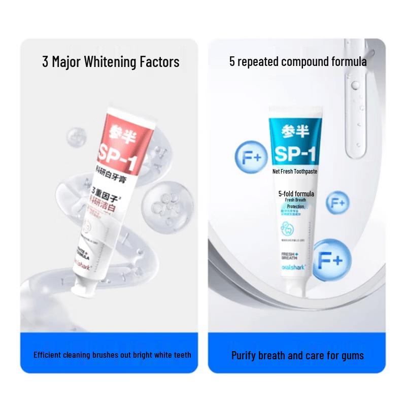 Canban Oralshark Alpine Jasmine Whitening Toothpaste