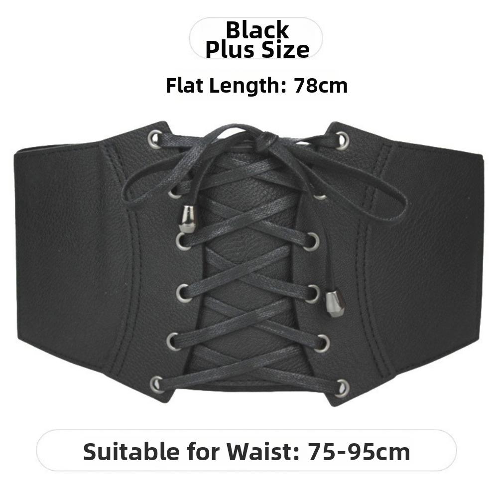 Solid Color Waist Belt Corset Elastic Belts For Women Fashion Wide Belts  for Dress Coat