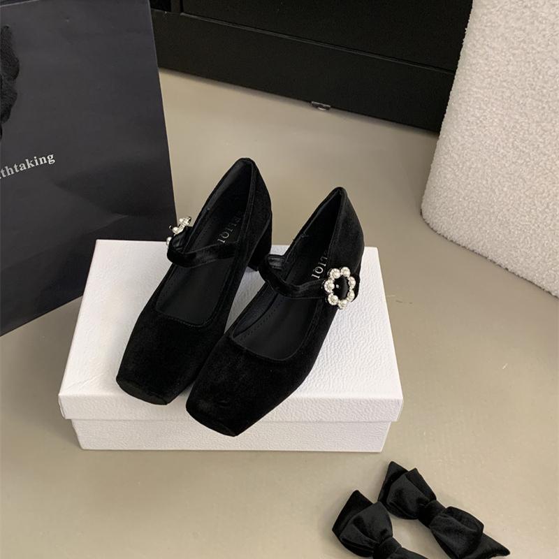 

Дизайнерські туфлі Мері Джейн з бантом-метеликом для жінок, модні, неглибокі, елегантні, для вечірки, весілля, жіноче взуття 35 чорний