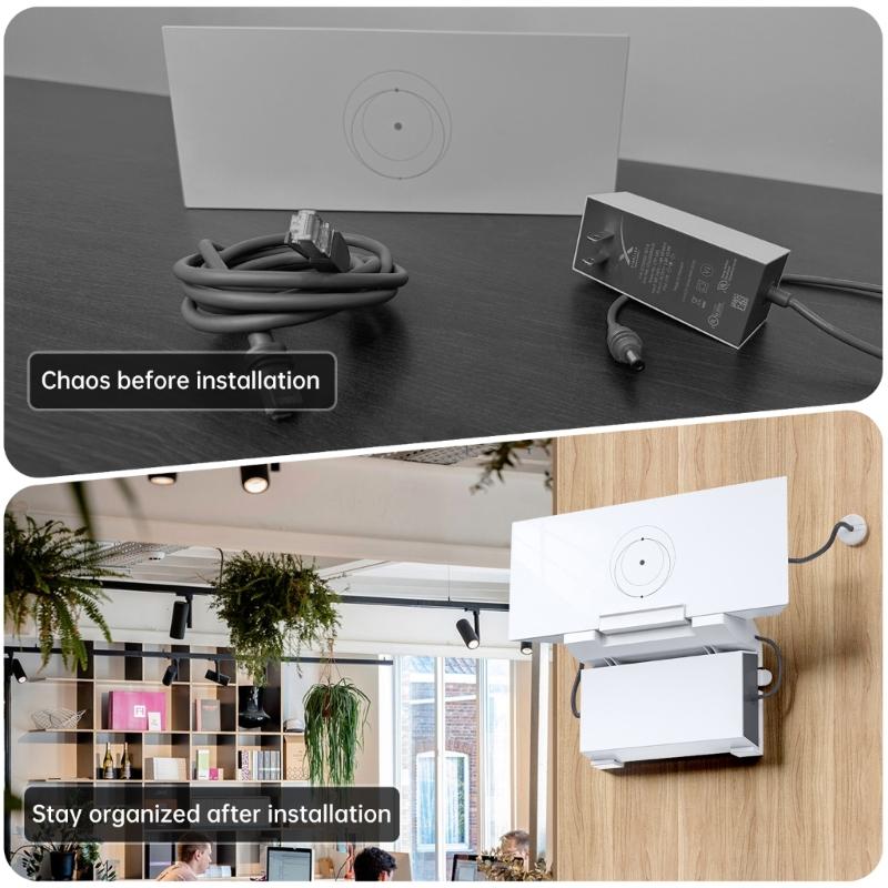 2 in 1 Power Bracket Router Mount Durability For Satellite Gen 3 Satellite Easy Installation Power and Signal Mount