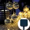 Solar String Lights 20/30 LED Globe Hanging Lights Multicolor Moroccan Lamp Outdoor Indoor Decoration for Patio Garden Party