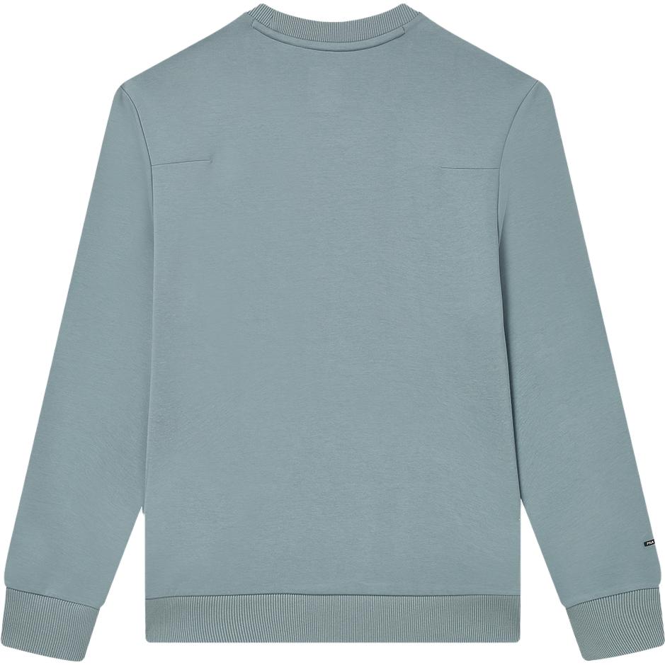 Fila 2023 Autumn New Simple Round Neck Business Casual Knit Sweater Men Sweater Sky-Green F11M332201F-TQ