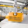 Permanent Magnetic Lifter, 400 kg Pulling Capacity, Heavy Duty N42 Neodymium Lifting Magnet with Release Handle and Steel Hook, Used in Shop Crane and