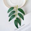 50Pcs Artificial Plant Green Silk Flowers Willow Leaves Spring and summer Diy gift Decor Home Wedding bride bouquet Accessories