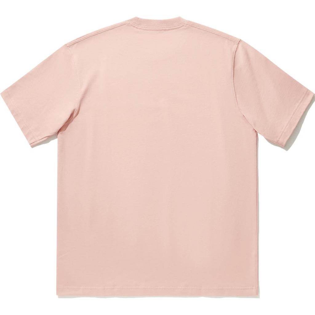 Li Ning Chinese Characters Round Neck Comfortable Versatile Breathable Short Sleeve T-Shirt Unisex T-Shirt Mist-Rose-Pink AHSUD47-3
