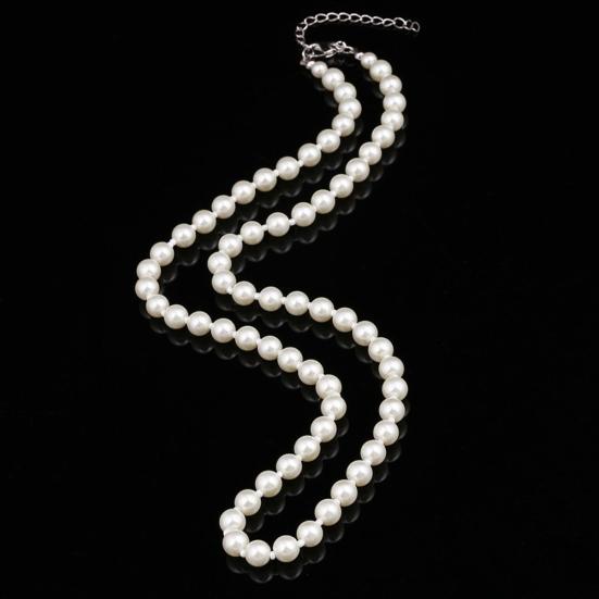 Elegant Women Faux Pearl Necklace Long Sweater Chain Party Wedding Jewelry Gift