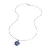 Light Luxury Real Gemstone Natural Blue Kyanite Pendant Necklace 925 Silver Fine Jewelry Elegant and Noble Gift for Women
