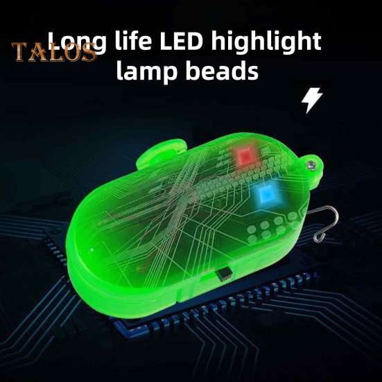 2Pcs Fishing Bite Alarm Lamp with Silicone Clip 80dB Night Fishing Rod Alert Light Sensitive Electronic Bite Indicator Strike Sensor LED Lamp Fishing