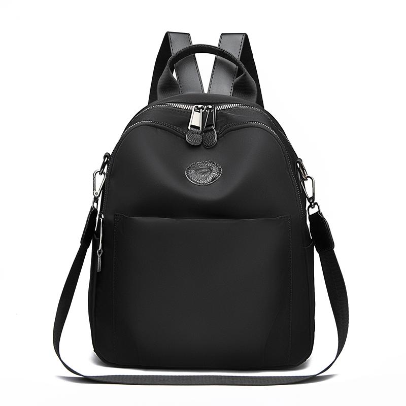Oxford Backpack Women's Fashionable Casual School Bag Lightweight Travel Rucksack with Adjustable Strap